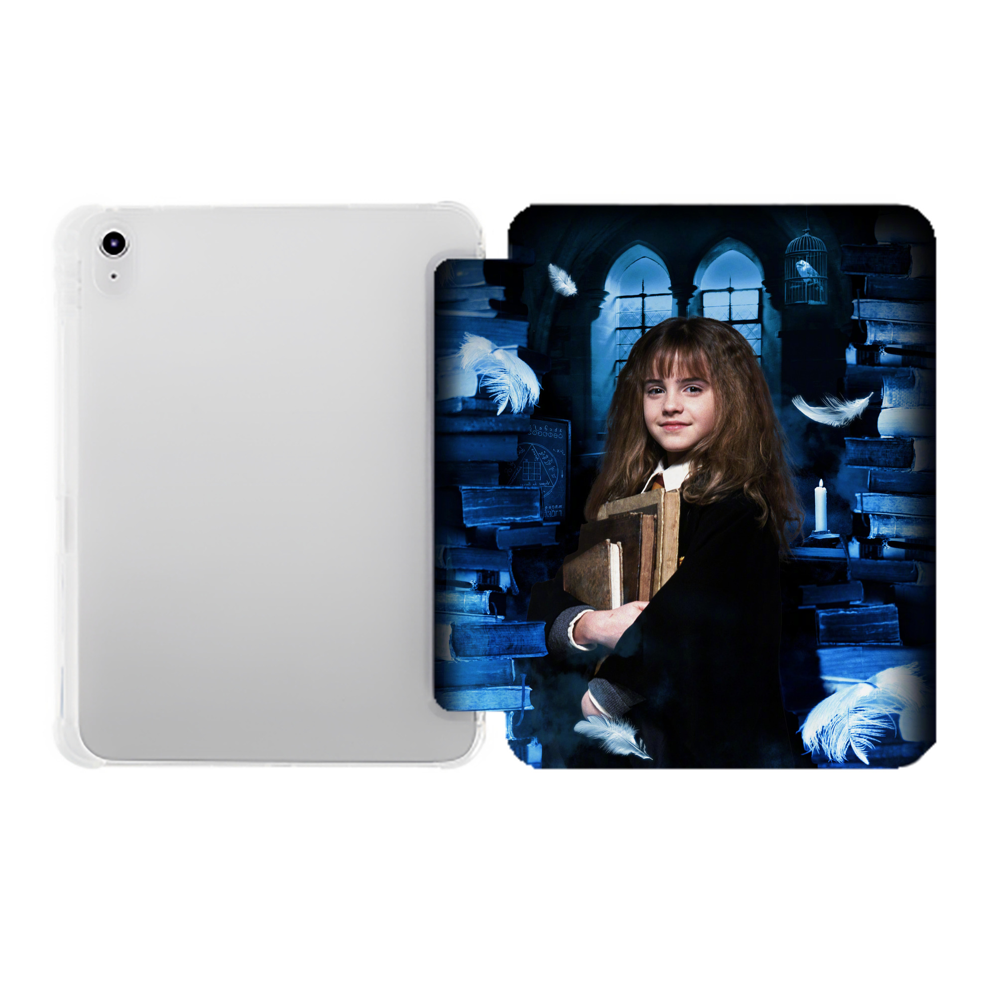（画像用） Harry Potter ハリー・ポッターシリーズ IPad ケース ペン収納付き 三つ折りスタンド PUレザー×シリコン 対応機種9.5/10.5/10.9インチ